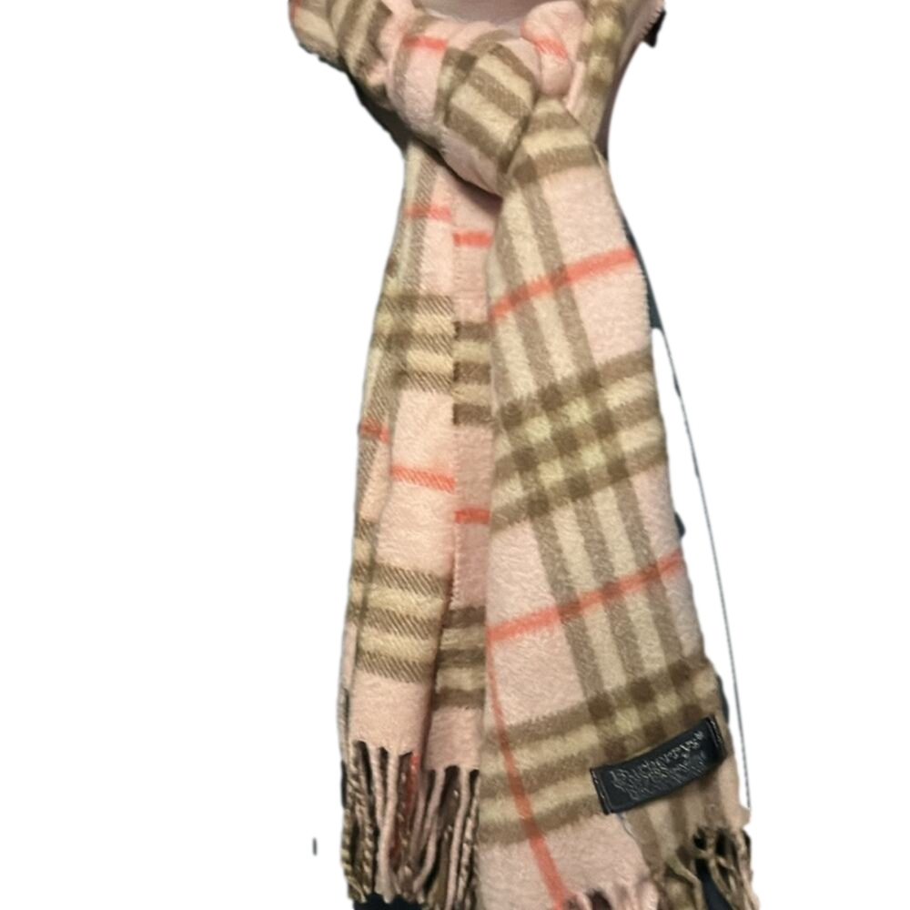 Pink BURBERRY Cashmere SCARF